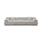 Anders luxury 3-seater sofa in soft 100% polyester fabric with sleek modern design, plush seating, and premium quality for living rooms.